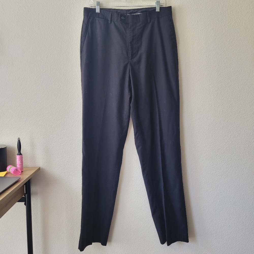 JF J. ferrar Black Dress Pants 34x34